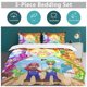 thumbnail image 5 of Super Mario Bed Duvet Cover Microfiber Bedding Sets 3D Printed Lightweight 3 Piece Comforter Sets for Kids Boys Girls, 5 of 5