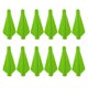 thumbnail image 5 of Pluma de plástico 12 piezas Fletching para flechas de tiro con arco de bricolaje verde, 5 of 5