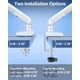 thumbnail image 5 of Soporte para monitor individual MOUNTUP Freelift Pro 22-32" blanco, 5 of 9