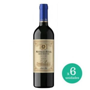 VINO MEDALLA REAL GRAN RVA. MERLOT 750 x6