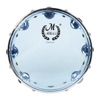 Magideal - Pandereta De Percusión Doble Educativos Tambor De Mano Musical Para En Hogar Niños , 10 Pulgadas Azul