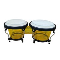 Bothyi - Percusión Bongos Drum Set Tambor Africano Educativo Temprano Para Regalos Niños Amarillo
