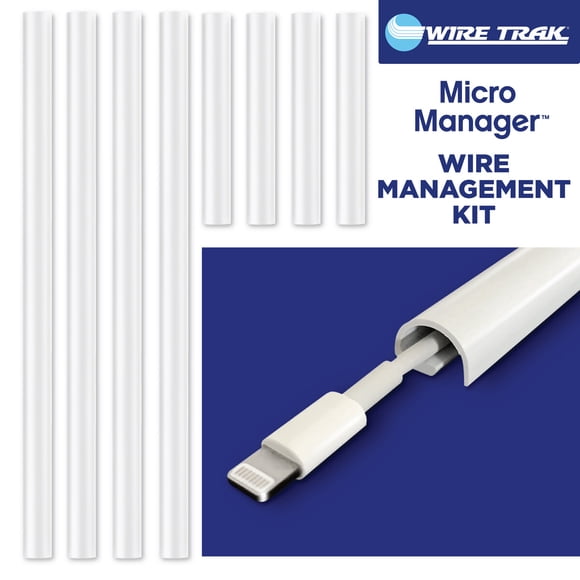 Organizador de Cables Wire Trak Micro Manager Adhesivo Removible