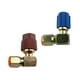 thumbnail image 2 of Acoplador De Lado Alto Y Bajo De A/C Adaptador R12 A R134a Conector Rápido De 90 Grados, 2 of 3