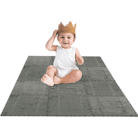 Genérica - Set 10 Alfombras Goma Eva Peluda Niños Piso Felpa 30X30Cm
