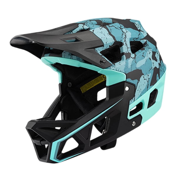 Casco De Bicicleta De Cara Completa, Cascos Protectores Transpirables, Casco De Bicicleta Para Hombres Y Mujeres, Azul, De 55 A 58cm