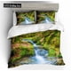 thumbnail image 1 of v453 Bed Sheets Pink Peach Blossom Duvet Cover Set, Microfiber Fabric Winter Spring, Summer View Flower Pattern - Piece Bedding Set Cover d 3-Piece Bedding Set (1 Duvet Cover + 2 Pillow Shams) Bed She, 1 of 5