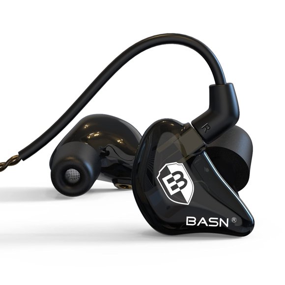 Auriculares intrauditivos BASN Bsinger PRO Negro con cable de 3,5 mm