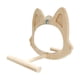 thumbnail image 4 of Espejo para pájaros con percha, soporte de madera para percha de pájaros, espejo de madera para pájaros para estar de pie, masticar, accesorios para a, 4 of 5