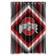 thumbnail image 1 of Cortina de ducha de los Ohio State Buckeyes, juego de cortina de baño con ganchos, tamaño 48 x 72 pulgadas, 1 of 3