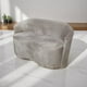thumbnail image 3 of Sofa Curvo Felpa Beige, 3 of 3