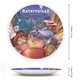 thumbnail image 2 of Ratatouille Plato decorativo de porcelana fina (bone china), plato decorativo de cerámica para hogar, oficina, soporte de pared, platos decorativos para dormitorio - 6 pulgadas (15 cm), 2 of 6