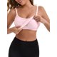 thumbnail image 5 of Camiseta de Tirantes Ajustables de Modal para Mujer con Copas Inalámbricas y Espalda en U Adelgazante para Yoga 3 Paquetes S 1 Gris 1 Negro 1 Rosa, 5 of 6