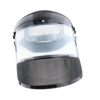 Magideal - Protector Facial Para Recortadora, Equipo De Trabajo, Protección Genérica, Protector Facial, Máscara Para Cortadora De Césped, Para Tareas Forestales, Negro