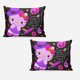 thumbnail image 3 of Halloween Hello_Kitty_ Quilt Set FullSoft Lightweight Quilts Quilted Bedspreads3 Pieces Set Queen SizeColorful Cartoon Print All Season 173*218CM, 3 of 5