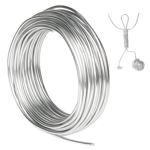 Alambre para manualidades Tenn Well de aluminio, 3 mm, 50 pies