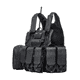 thumbnail image 2 of Chaleco táctico militar airsoft Cira, color negro, 2 of 2