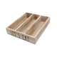 thumbnail image 1 of Organizador De Cubiertos De Madera, Bandeja Para Ahorrar Espacio Para Restaurantes, Bares Y Cocinas., 1 of 5