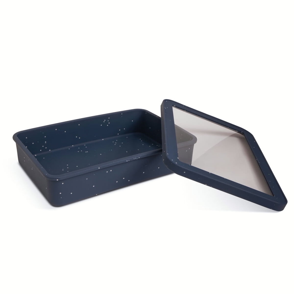 Fuente Horno Silicona Thyme Table 33x23cm Tapa Azul