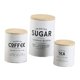 thumbnail image 4 of Juego De 3 Botes Grandes Para Encimera De Cocina, Color Blanco, 4 of 5