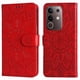 thumbnail image 2 of Funda tipo cartera FOXDOCK para Vivo Y29 4G , diseño girasol en relieve, cuero PU, cierre magnético, soporte y tarjetero, 2 of 5