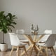 thumbnail image 2 of Comedor Mesa Redonda Equiz 100cm + 4 Sillas Tulip Blanco, 2 of 3