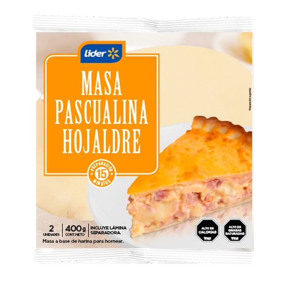 Masa Pascualina Hojaldre 2 Un, 400 g