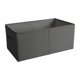 thumbnail image 4 of Cesta De Almacenamiento Plegable Para Ropa, Armario, Caja De Almacenamiento Para Ropa, Libros, Manta XXL, Gris, 4 of 5