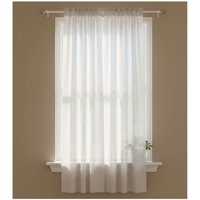 Oem - Cortina Visillo 2 Paños Cortina 8 Anillos 70X150Cm