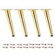 thumbnail image 1 of Patas De Mueble De 8 Pulgadas Redondas Doradas De Metal Cónico De Metal Inclinadas Pies, 1 of 7