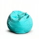 thumbnail image 1 of Puff de Lino talla L 80x100 AZUL CELESTE, 1 of 3