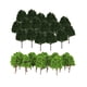 thumbnail image 5 of Modelo de plástico árboles N Scale Train Layout Wargame Scenery Diorama Green, 5 of 5