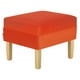 thumbnail image 2 of Pouf Sky 1c Felpa 05 Naranjo, 2 of 3