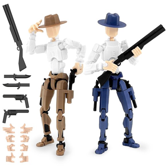 Figura de acción Deeplus Titan 13 Cowboy T Lucky 13 Boys 14 cm
