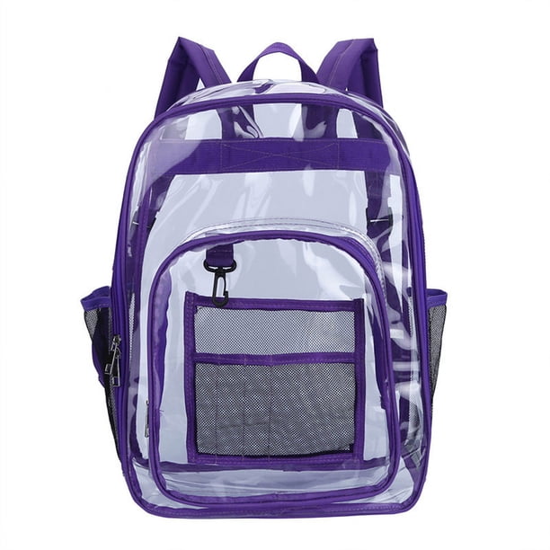 Women's Backpack Transparent PVC Bag Clear Backpacks for teenagers Students Men Transparent School Bag Backpack Stadium Approved