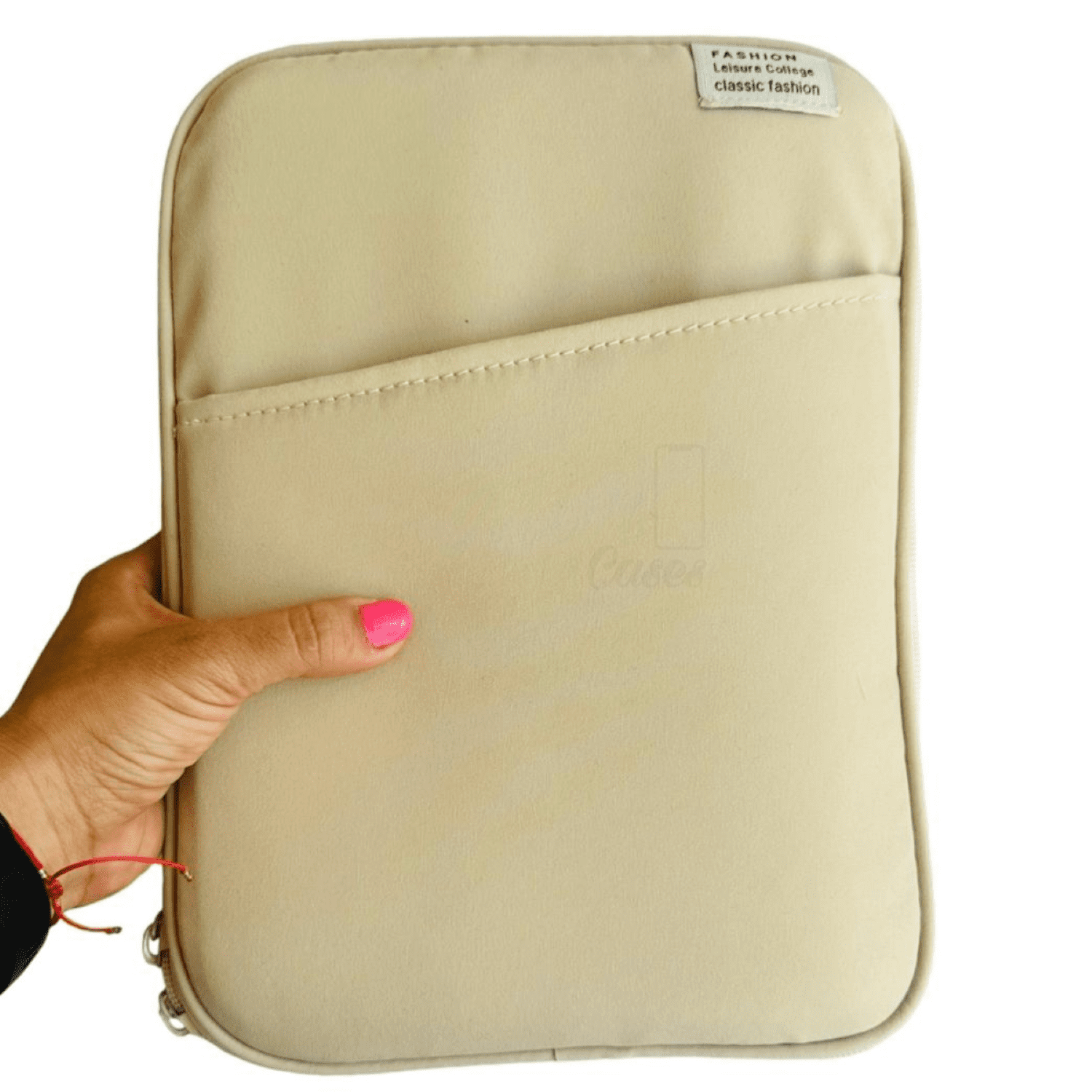 Mar Cases - Funda Bolso Multifuncional Para Tablet Ipad 11 Pulgadas Crema