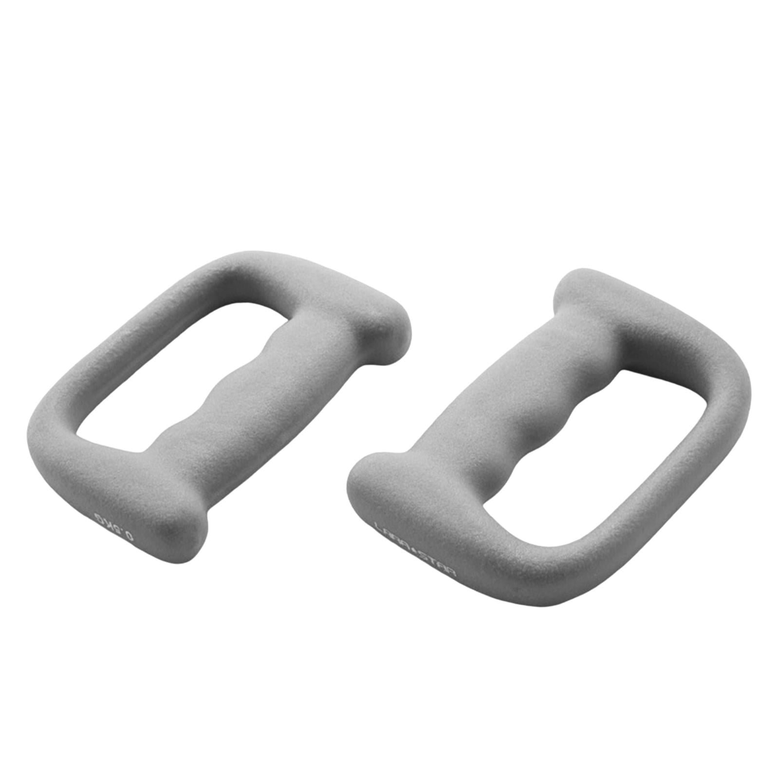 Magideal - 2 Uds Mancuernas Entrenamiento De Fuerza Pesas En Forma De Mano Hierro Fundido Antideslizante Para Entrenamiento Jogging Yoga , 0,5 Kg 05 Kg