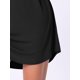 thumbnail image 5 of INSPIRE CHIC Camisón a Rayas Coloridas para Mujer Regreso a Clases Camiseta de Manga Corta Cuello Redondo Vestido Ligero Casual para Dormir M Negro, 5 of 6