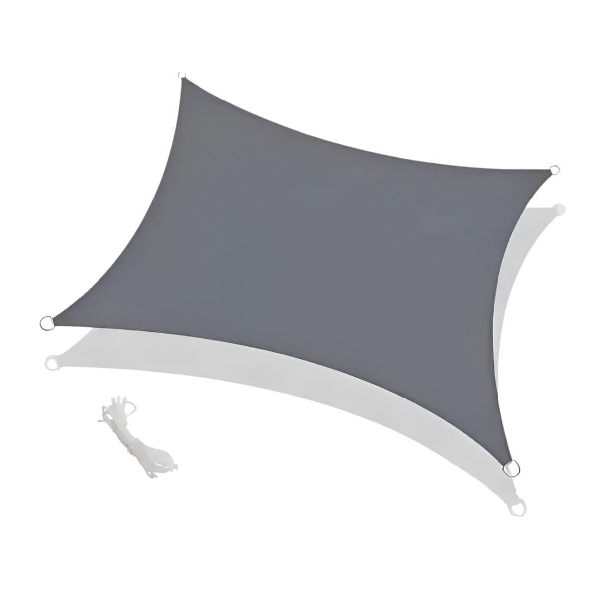 Genérico - Toldo Vela Sombra Cuadrado 4x4 Para Terraza Lona Toldo Vela