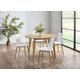 thumbnail image 1 of Comedor madera vema con sillas windsor retro blanco, 1 of 2