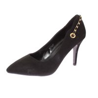 Vía Franca - Zapato Taco Negro Cellina