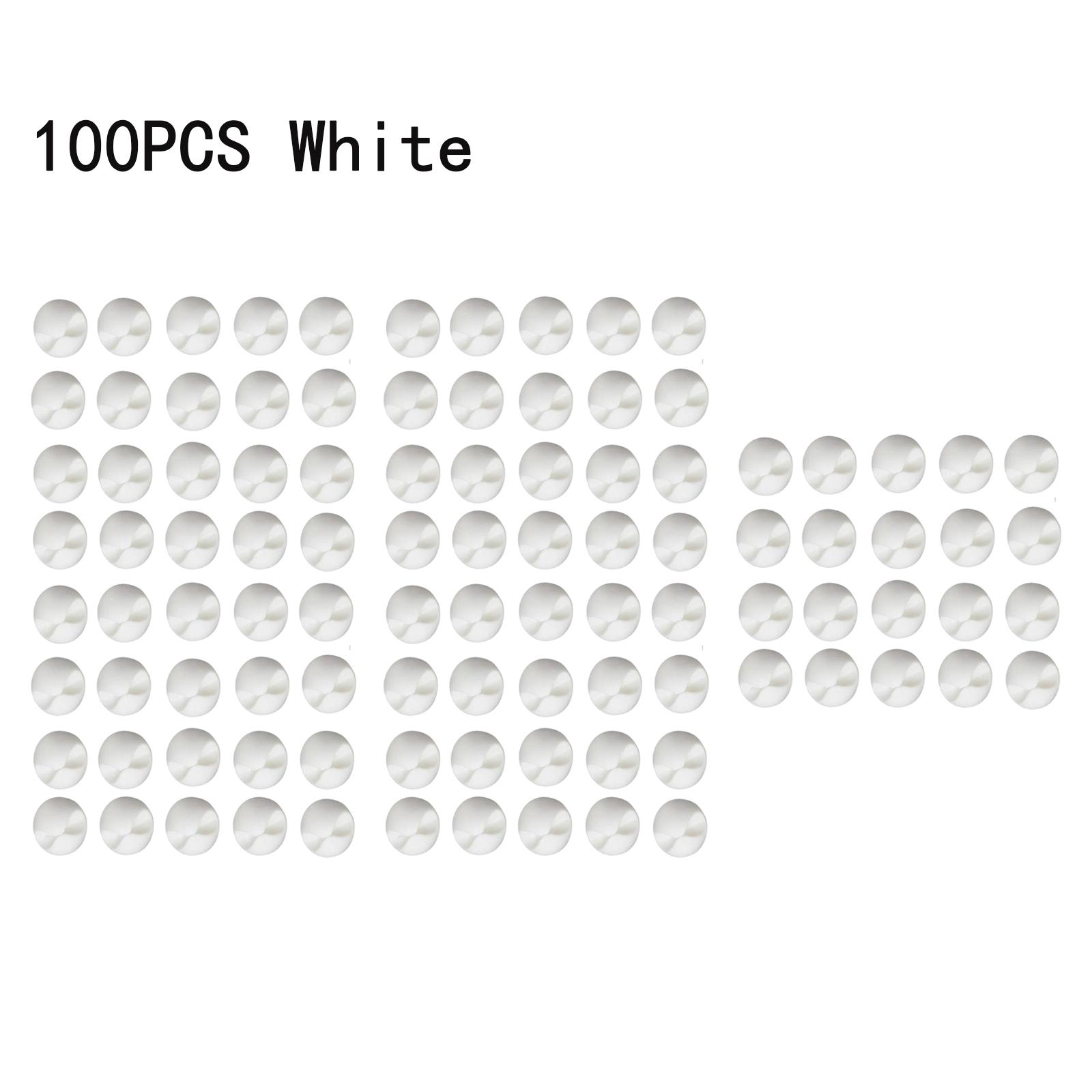 Magideal - 100 Uds. Clips Para Cables, Organizador De Cables, Soporte De Cables Autoadhesivo, Gestión De Cables Para Organizar Cables, Cable De Carga, Blanco