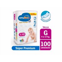 Pañal Emubaby Super Premium G, 100 Un