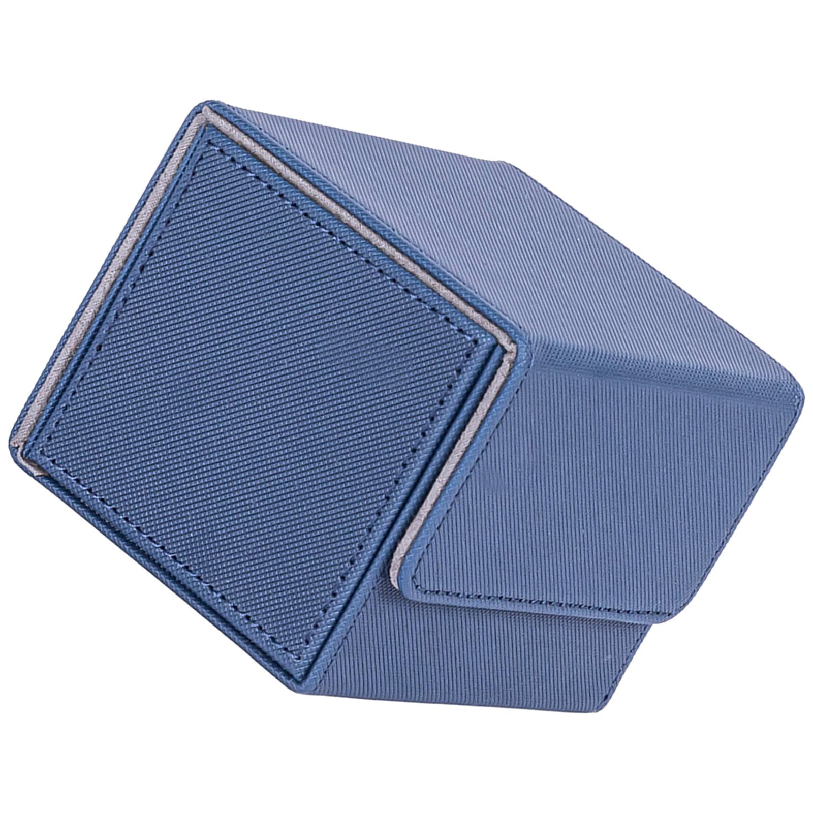 Bothyi - Estuche Organizador De Cartas Caja De Almacenamiento Para Cartas Cartas De Póquer Carta Deportiva Azul Oscuro