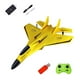 thumbnail image 1 of RC Glider Modelo 2 Canales Control Remoto Avión RC Avión Juguete Juguetes Al Aire Libre Amarillo, 1 of 3