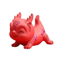 Bothyi - Soporte Para Teléfono Con Estatuilla De Dragón De Año Nuevo Chino, Decoración Del Festival De Primavera Para El Hogar, Color Rosa