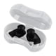 thumbnail image 5 of Tapones para los oídos para natación, protectores de oídos en espiral, reutilizables, con reducción de ruido, tapones para los oídos de silicona, Negro, 5 of 5