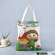 thumbnail image 2 of Charlie y los Números Bolso de tela con estampado de lienzo para mujer, bolsa de compras reutilizable y estética, con cremallera interior, regalo para mujer,40*40cm., 2 of 6