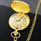 thumbnail image 5 of Reloj de Bolsillo Alwesam Cuarzo Números Romanos Dorado, 5 of 7