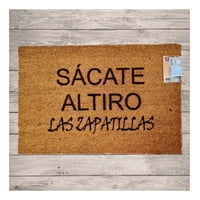 Morlan - Tapete Limpia Pies Personalizado Sácate Altiro Las Zapatillas